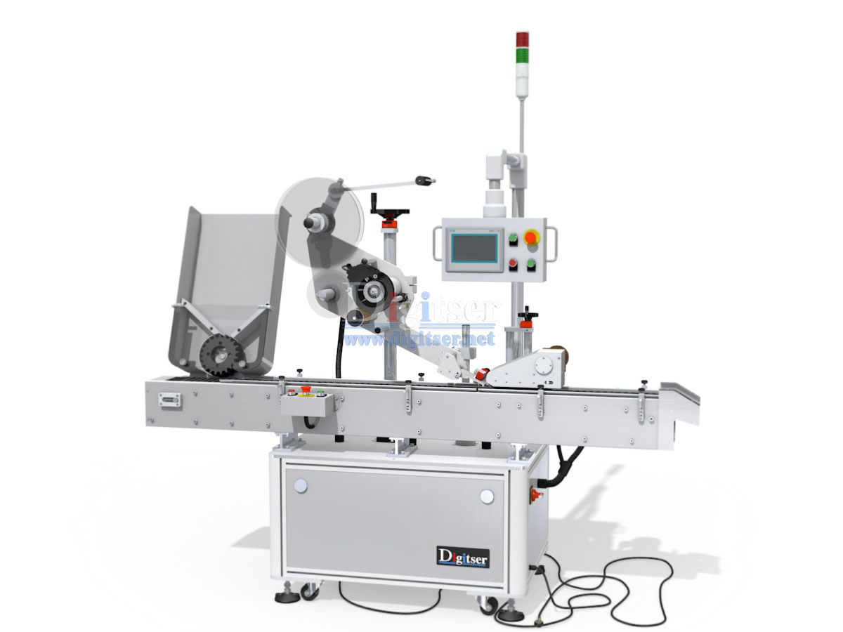 Fully Automatic Single Hopper Horizontal Round Bottle Labeller